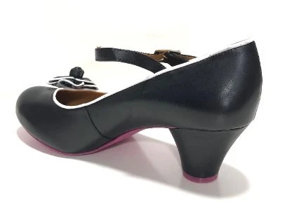 Cristofoli Julia Black with White Trim Cristofoli Julia Black With White Trim -Hot Chocolate Design shop JuliaBlack4