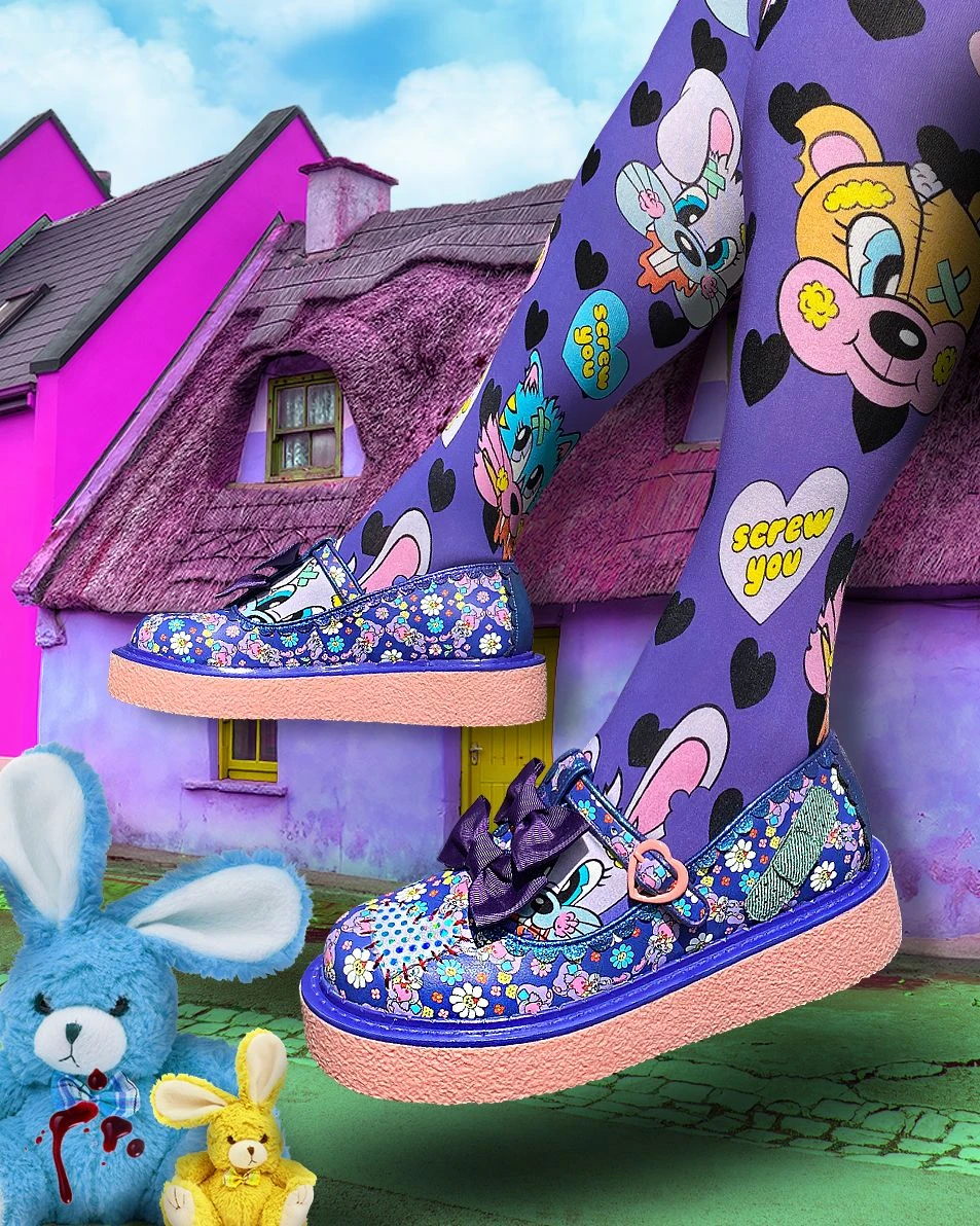 Irregular Choice Busted Bears Patched Up Love - Image 6